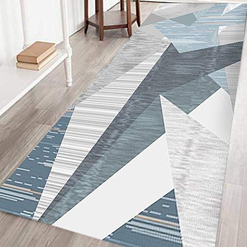 AEREY Alfombras Pasillo 70x340cm, Alfombras pasilleras Modernas Diseño Geométrico Alfombras de Cocina para alfombras de Entrada a pasillos - R-10