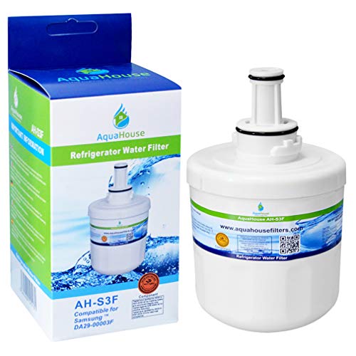 AquaHouse AH-S3F filtro de agua compatibles para Samsung nevera DA29-00003F, HAFIN1/EXP, DA97-06317A-B, Aqua-Pure Plus, DA29-00003A, DA29-00003B