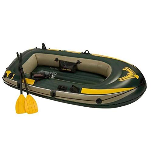 BOATb Kayak Hinchable, Bote Inflable con Remos Y Bomba, Set De Canoas para 2 Personas con Deportes Acuáticos con Paletas, 236 * 114 * 41 Cm