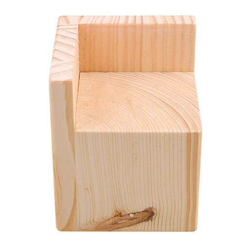 BQLZR 8.8x8.8x8cm Mesa de madera en forma de L semi-cerrada Mesa de escritorio Elevador de muebles Levantador de muebles Almacenamiento para 7x7cm Pies Hasta 8CM Levante