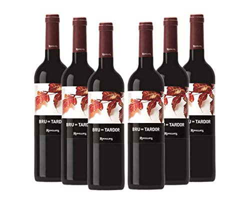 Cava Rovellats - Vino Bru de tardor - D.O. Penedés - Pack 6 botellas de vino tinto 750 ml – Merlot y Cabernet Sauvignon - Cosecha 2016