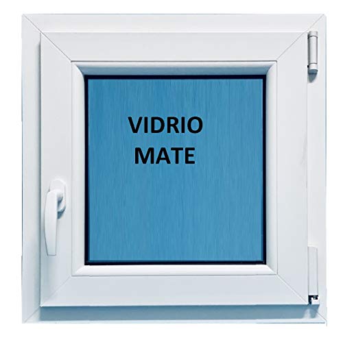 ECO-BLU (V21M) Ventana Pvc 600x600 Derecha Oscilobatiente Practicable Mate