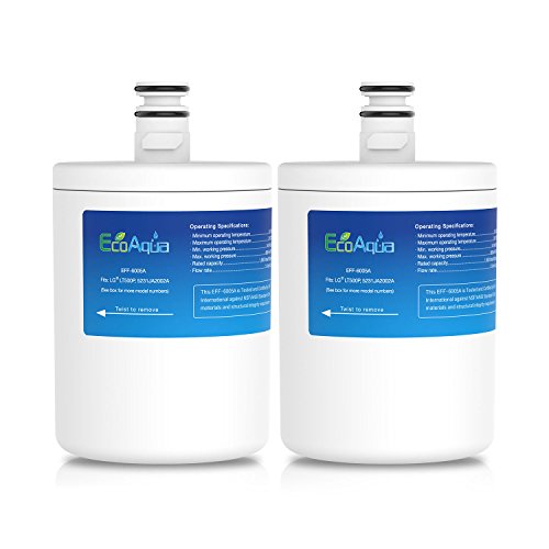 EcoAqua Filtro de Agua LG LT500P 5231JA2002A - 5231JA2002A - s - Paquetes de 1, 2, 3 y 4