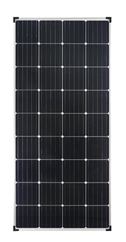 Enjoyolar® Mono 170W Panel solar monocristalino 170 Watt ideal para casas móviles cobertizos de jardín barcos (Mono 170W)