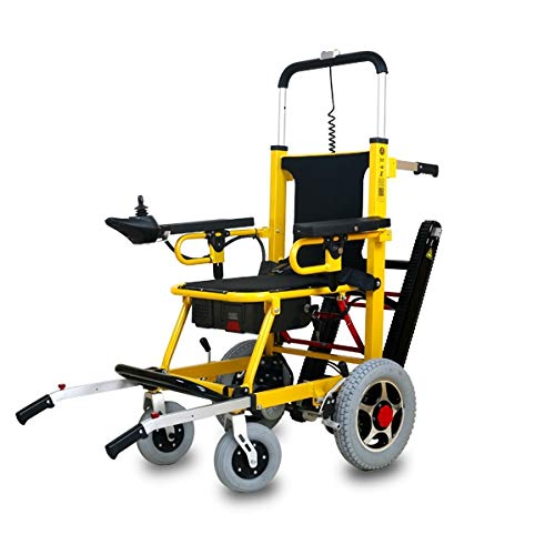 Fabio - Silla de ruedas con salvaescaleras, para personas mayores, para casas y escaleras estrechas