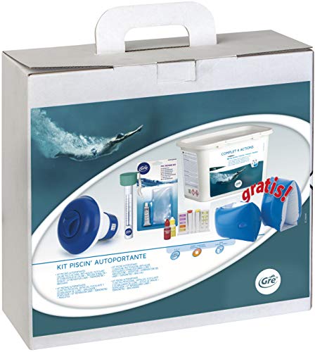 Gre 76054 - Kit para el Tratamiento del Agua de Piscinas Desmontables