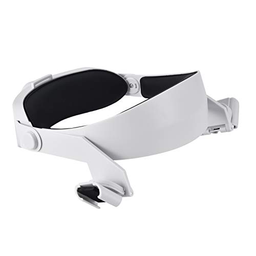 Halo Correa para Oculus Quest 2 VR Auriculares, Reducir la presión de la cabeza Ajustable Diadema Correa Pad Ligero Cómodo Realidad Virtual Accesorios (para Oculus quest 2)