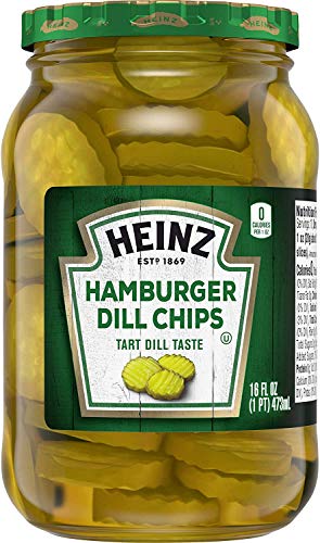 Heinz Hamburger Dill Chips - Tarro para pepinillos (473 ml)