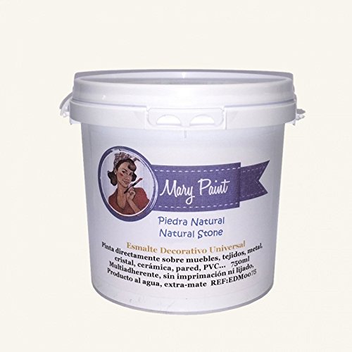 Mary Paint | Pintura para muebles efecto Chalk Paint, Piedra Natural - 750ml