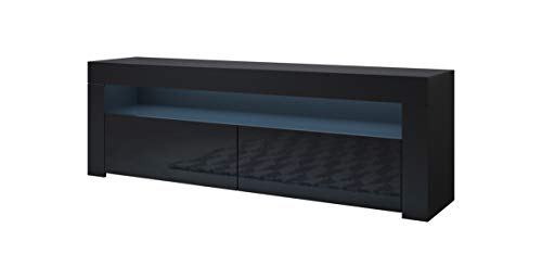 Mueble TV Modelo Aker (140x50,5cm) Color Negro