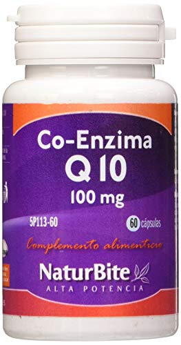 NaturBite Co-Enzima Q10, 100 mg - 60 Cápsulas