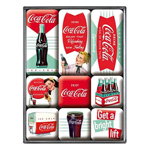 Nostalgic-Art - Coca-Cola Diner - Imán-Set(9 Teilig)