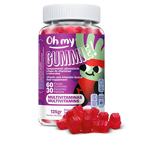 Oh My Gummie! Multivitaminas - Ayuda a mantener la energia y la absorción del hierro y el calcio. Contribuye a la reducción de cansancio y fatiga.