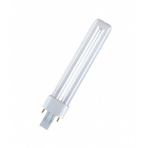 Osram Dulux S Compact 840 G23 - Lámpara fluorescente (9 W, luz blanca fría)