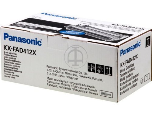 Panasonic Kx-Fad412X - Tambor de Impresora (Kx-/Mb2000G/2010G/2025G/2030G/Mb2030/Mb20, 6000 PáGinas, Laser, Negro, Negro)