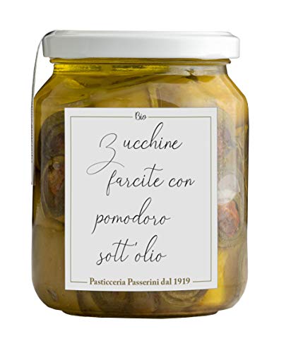 Pasticceria Passerini dal 1919 Rollitos de calabacín con Tomates Secos en Aceite - 390 gr