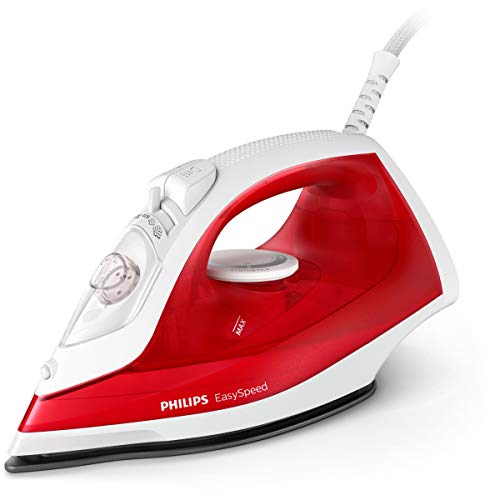 Philips EasySpeed GC1742/40 iron Dry & Steam iron No Stick soleplate Red White 2000 W