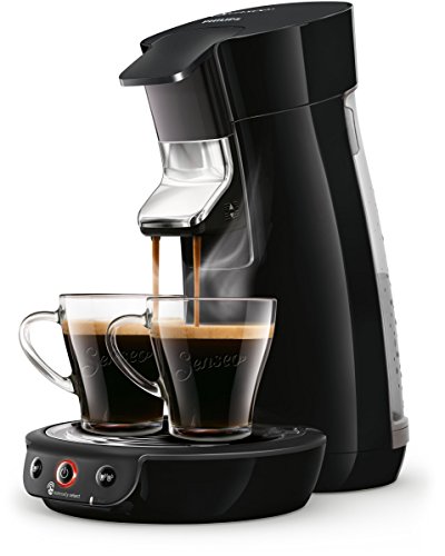 Philips Senseo Viva Cafe HD6563/60 Cafetera de monodosis (Crema Plus, estándar, ajuste de la intensidad del café), color negro