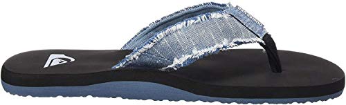 Quiksilver Monkey Abyss, Zapatos de Playa y Piscina para Hombre, Azul (Blue/Black/Blue Xbkb), 44 EU