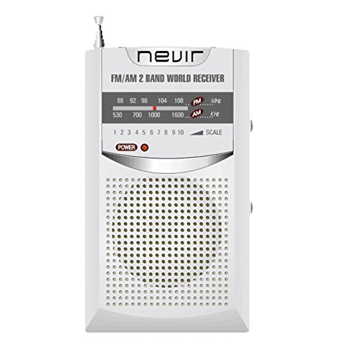 Radio nevir de Bolsillo nvr-136 Plata