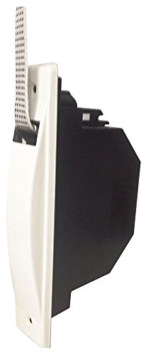 RIBER 040.008 Recogedor de persiana universal C/20, color blanco con placa aluminio atornillada.