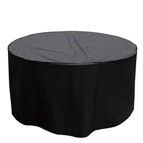 Round Furniture Cover Durable Daily Life Waterproof Dustproof Outdoor Table Chair Patio Set Cover Protector 50.39 x 27.95 Inch
