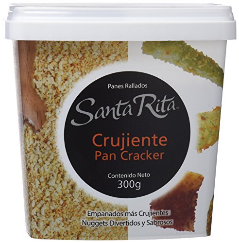 Santa Rita Pan Rallado, Cracker Muy Crujiente - 6 Paquetes de 300 gr - Total: 1800 gr