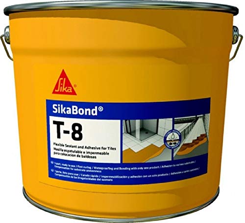 SikaBond T8, Adhesivo para impermeabilizar su pavimento cerámico, 10L, Beige