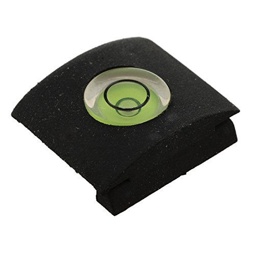 SODIAL(R)2 x Nivelador de camara con Burbuja Gradienter Hot Shoe cubierta protectora para Nikon DSLR Camara (2 piezas incluidas)-verde negro