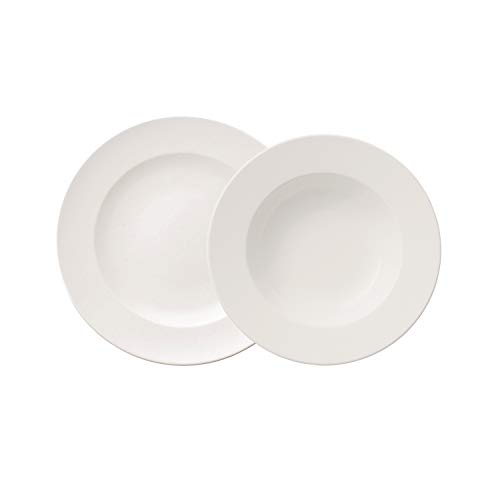 Villeroy & Boch For Me Set de platos para 4 personas, 8 piezas, Porcelana Premium, Blanco