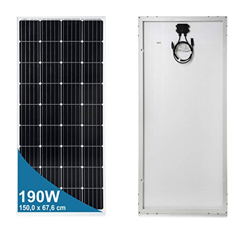 190 Watt 12 Volt Panel solar monocristalino
