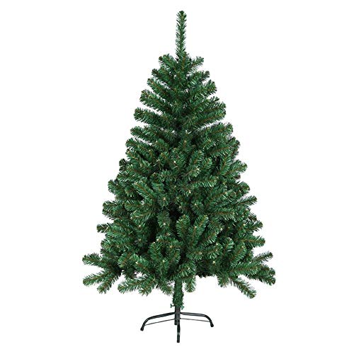 Árbol de Navidad artificial de MCTECH, disponible en otros tamaños, color: verde, de PVC, 150 cm