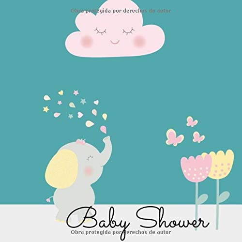 Baby Shower: Libro de visitas para baby shower I primer cumpleaños I libro de visitas para cumpleaños de niños I libro de regalos I libro ... I 21.59cm x 21.59cm I 80 páginas en blanco