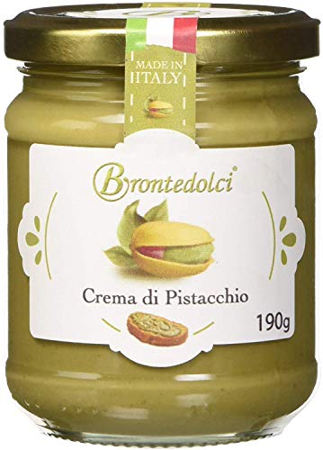 Crema de pistacho, el 40% de los pistachos de Sicilia, ideal para el desayuno, pero sobre todo para cosas dulces -190g