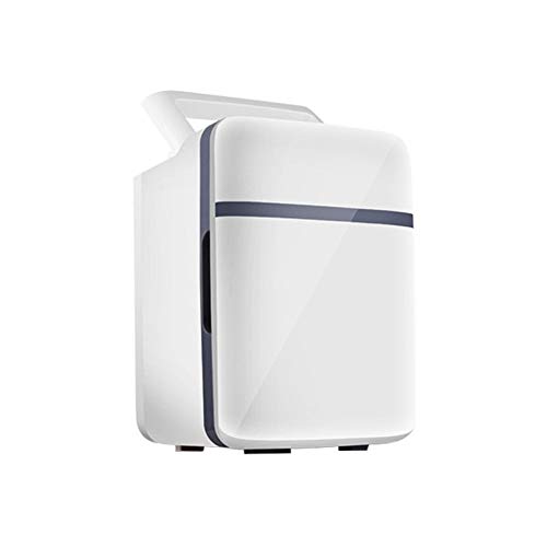DALIBAI 10 litros Mini refrigerador, Compacto pequeño refrigerador, Ahorro de energía portátil frigorífico congelador Combi, Oficina, apartamento (Blanco)