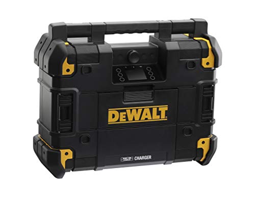 Dewalt DWST1-81078-QW TSTAK - Radio con batería y Cargador (18 V), Color Negro