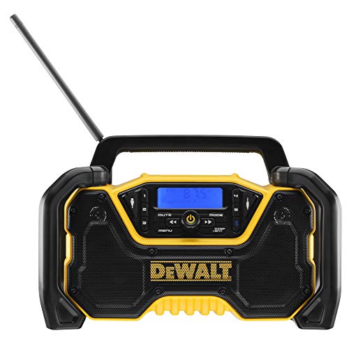 Dewalt XR DCR029 - Radio estéreo (Dab+ y FM, Carcasa ultrarresistente, con Bluetooth, Pantalla Digital retroiluminada, no Incluye batería ni Cargador)