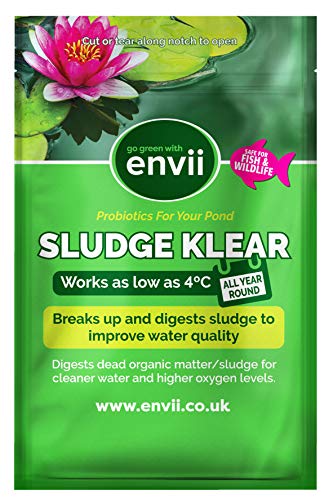 Envii Sludge Klear – Tratamiento para Limpieza de Lodo en Estanques, Limpia y Evita la Creación de Residuos Orgánicos en Estanques, 6 tabletas