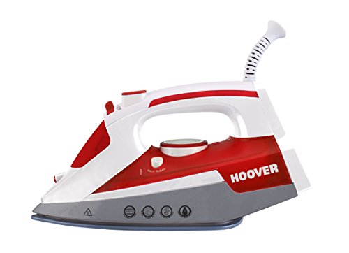 Hoover IronJet TIM2500EU TIM2500EU-Plancha A Vapor, Potencia 0,3 litros-Color, 2500 W, 0.3 litros, Rojo Race Y Blanco