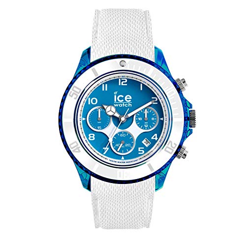 Ice-Watch - ICE dune Superman blue - Reloj bianco para Hombre con Correa de silicona - Chrono - 014224 (Extra large)