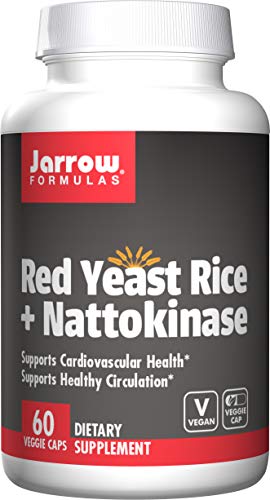 Jarrow Formulas Red Yeast Rice + Nattokinase - 60 Vcaps 60 unidades 75 g