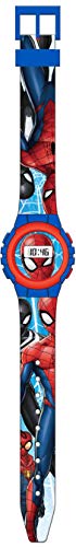 Kids Licensing |Reloj Digital para Niños | Reloj Marvel | Diseño Spiderman | Reloj Infantil Resistente | Reloj de Pulsera Ajustable | Bisel Reforzado | Reloj de Aprendizaje | Licencia Oficial