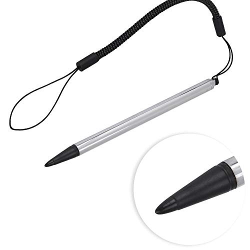 La pantalla táctil de la pluma - universal de la pantalla táctil pluma de la escritura pluma de la pintura resistivas puntero lápiz con la cuerda del muelle for POS PDA Navigator (Negro, plata, rojo)