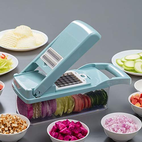 Máquina multifuncional de corte de fruta de fruta de fruta molino de afeitado pulverizador canasta de drenaje cortadora máquina accesorios de cocina