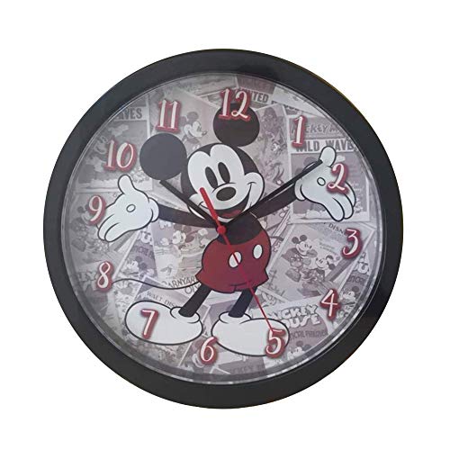 Mickey Mouse Reloj de Pared, Multicolor, Única