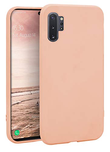 MyGadget Funda Slim para Samsung Galaxy Note 10 Plus en Silicona TPU - Resistente Carcasa Antichoque Flexible & Protectora - Friendly Pocket Case - Pink