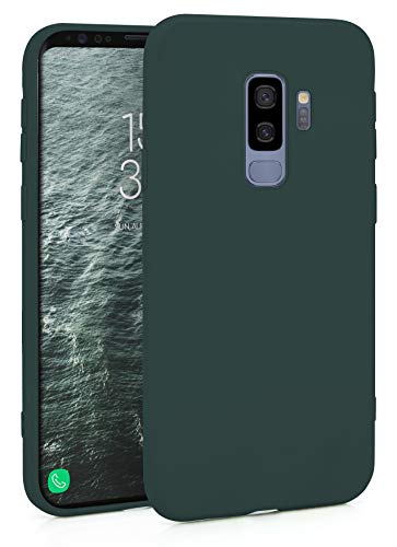 MyGadget Funda Slim para Samsung Galaxy S9 Plus en Silicona TPU - Resistente Carcasa Antichoque Flexible & Protectora - Friendly Pocket Case - Verde Oscuro