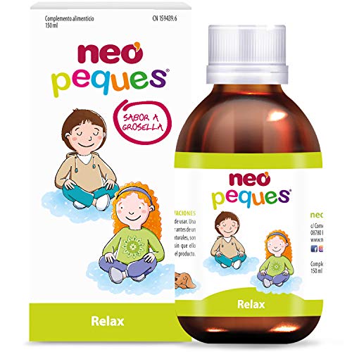 Neo Peques | Jarabe Infantil para Niños Relax | 150 ml | Ayuda a reducir la agitación nerviosa y la ansiedad de los niños | Principalmente contiene Melisa, Pasiflora y Manzanilla