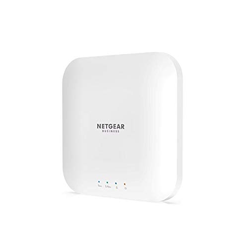 NETGEAR Punto de acceso WiFi WAX214, velocidad WiFi AX1800 de doble banda, 1 puerto Ethernet 1G, protección WPA3, crea 4 redes inalámbricas