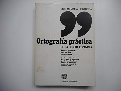 Ortografia practica de la lengua española